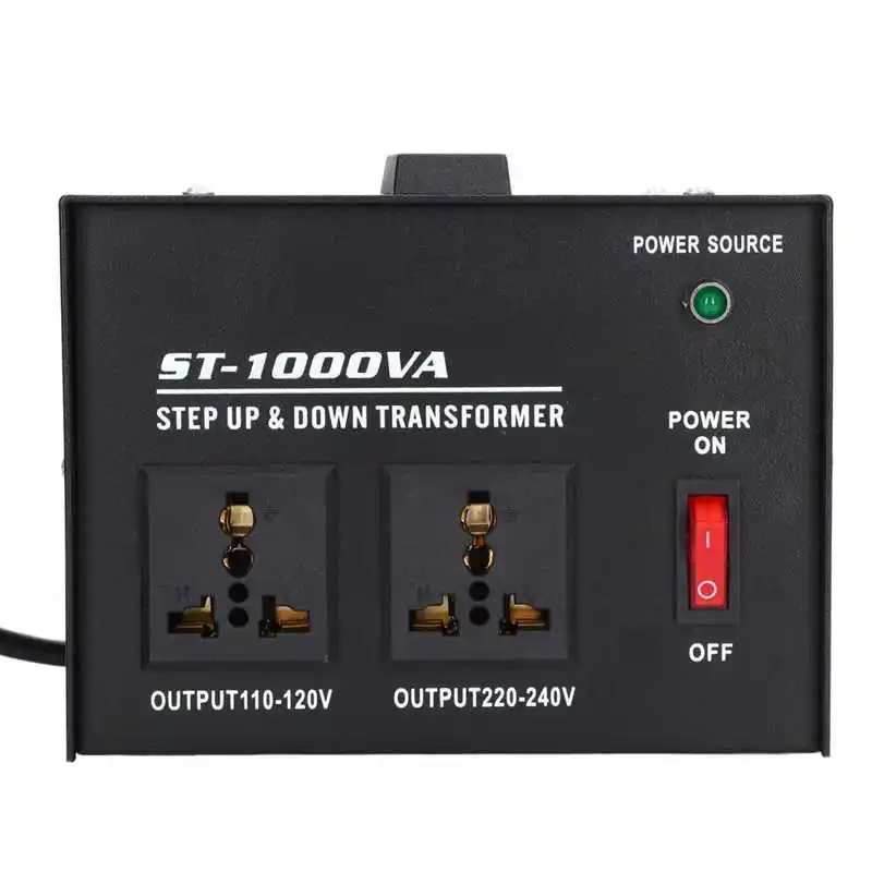 1000W Step Up Buck Transformer 220V to 110V Voltage Converter Single Phase EU Plug 110V 220V Adjustable Input Voltage
1000W Step Up Buck Transformer 220V to 110V Voltage Converter Single Phase EU Plug 110V 220V Adjustable Input Voltage