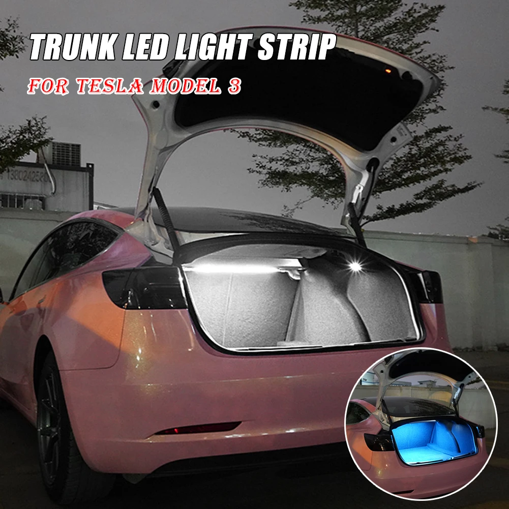 LED Trunk Light for Tesla Model 3 Brightening Lighting Atmosphere Light Modification Decorative LED Light Interior Accessories
LED Trunk Light for Tesla Model 3 Brightening Lighting Atmosphere Light Modification Decorative LED Light Interior Accessories