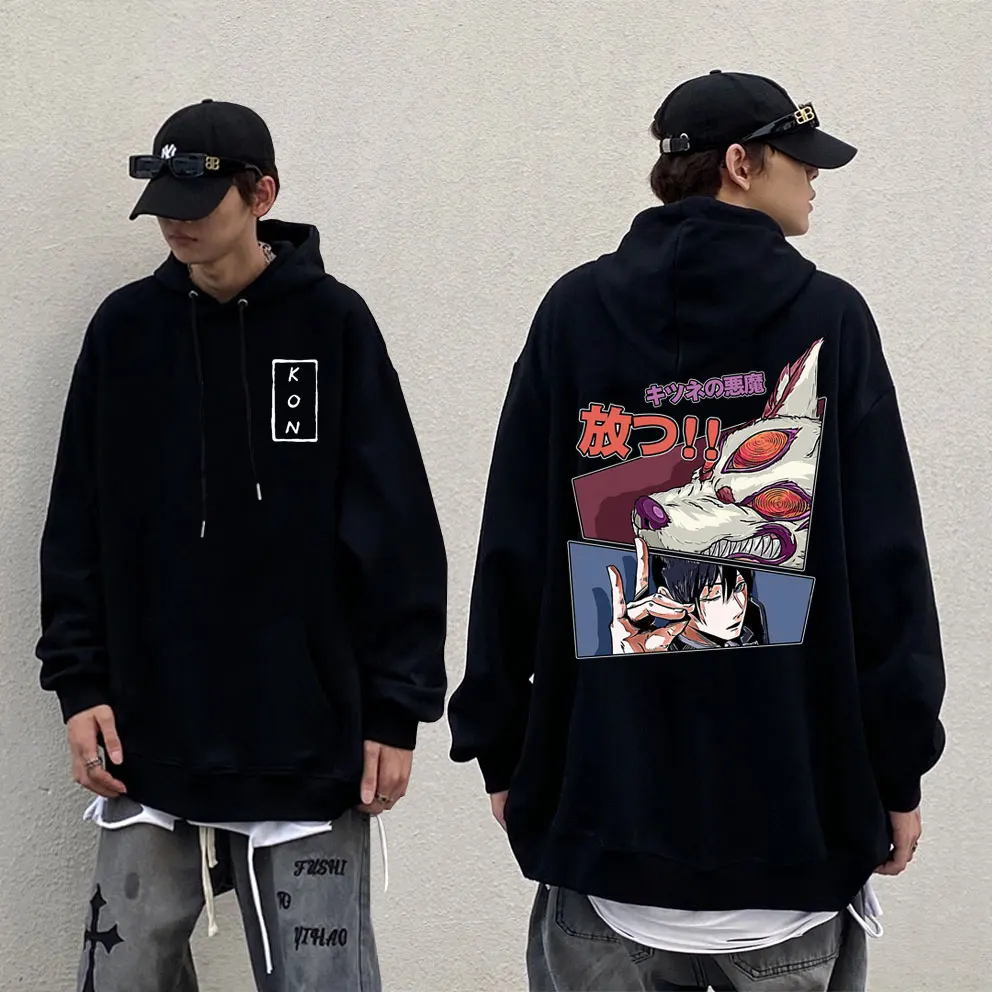 Unisex Manga Pullover Anime Chainsaw Man Vintage Hoodie Hayakawa Aki Fox Devil Kon Graphic Hoodies Men Fashion Casual Sweatshirt
Unisex Manga Pullover Anime Chainsaw Man Vintage Hoodie Hayakawa Aki Fox Devil Kon Graphic Hoodies Men Fashion Casual Sweatshirt