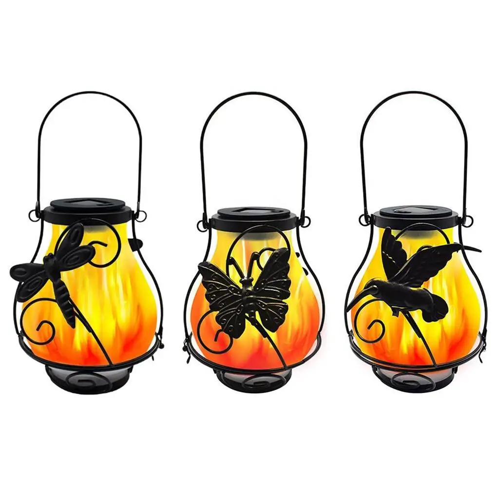 Solar LED Flame Light with Hanging Hook Lanterns Landscape Night Lamp Home Garden Tent Decoration Ornaments Type1
Solar LED Flame Light with Hanging Hook Lanterns Landscape Night Lamp Home Garden Tent Decoration Ornaments Type1