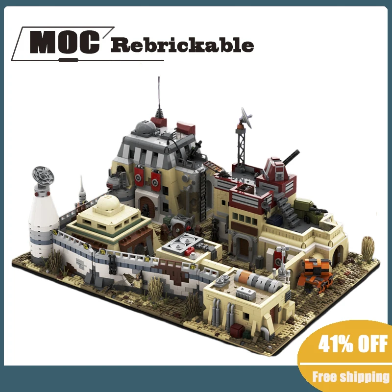 NEW 4566PCS MOC Famous Movie Scene desert city Blocks DIY Children's Toy Tatooine At pt.1 Model Christmas BuildingBlocks Gifts
NEW 4566PCS MOC Famous Movie Scene desert city Blocks DIY Children's Toy Tatooine At pt.1 Model Christmas BuildingBlocks Gifts
