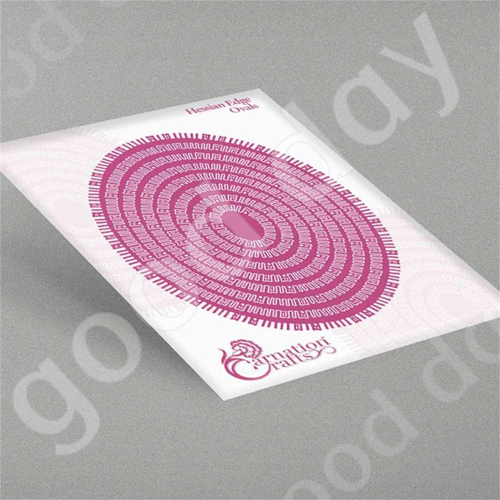 Hessian Edge Ovals Metal Cutting Dies Scrapbook Diary Decoration Embossing Template Diy Greeting Card Handmade 2022 New Arrival
Hessian Edge Ovals Metal Cutting Dies Scrapbook Diary Decoration Embossing Template Diy Greeting Card Handmade 2022 New Arrival