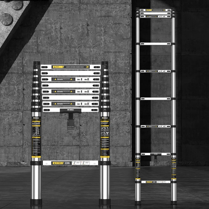 4.1M Telescopic Ladder Folding Stainless Steel Non-slip Step Ladder Durable Sturdy Heavy Duty Stepladder Strong Bearing Capacity
4.1M Telescopic Ladder Folding Stainless Steel Non-slip Step Ladder Durable Sturdy Heavy Duty Stepladder Strong Bearing Capacity