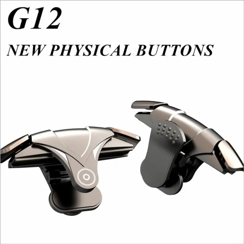 

G12 Mobile Phone Gaming Trigger Game PUBG Shooter Joysticks Gamepad Shooting ABS Aim Key Button L1 R1 Controller for IOS Android