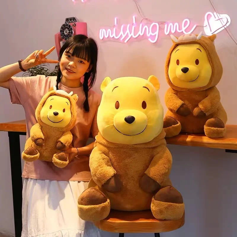 Disney Winnie The Pooh Doll Plush Toy Hat Removable Sleeping Hug Bear Pillow Children Couple Christmas Birthday Gift
Disney Winnie The Pooh Doll Plush Toy Hat Removable Sleeping Hug Bear Pillow Children Couple Christmas Birthday Gift