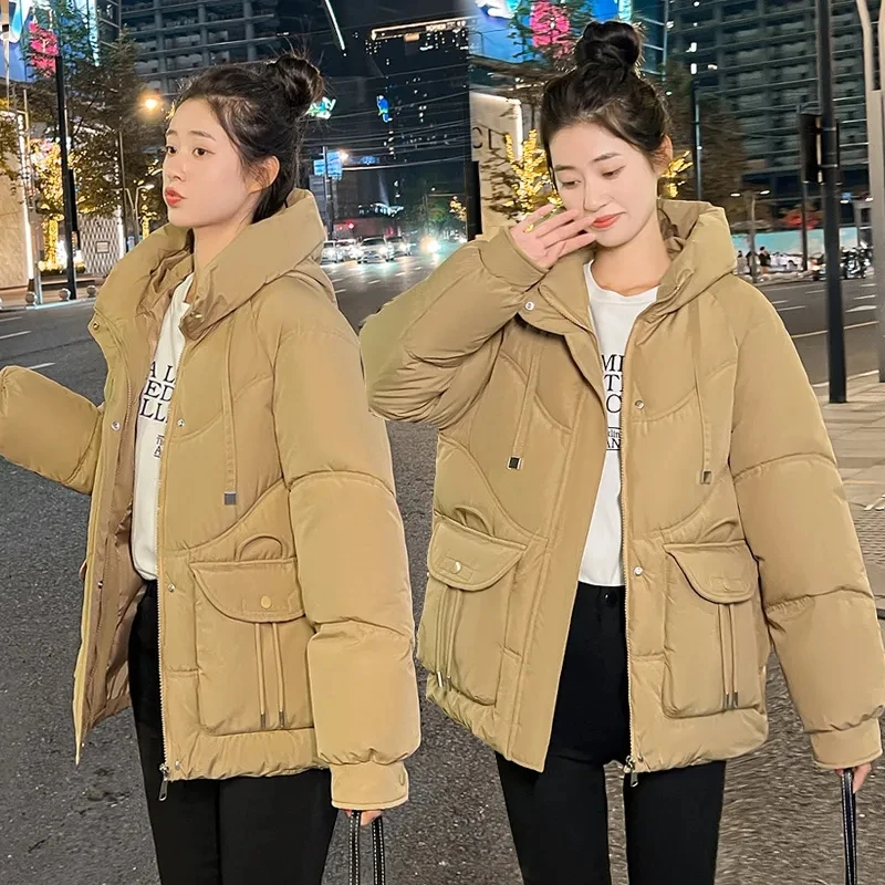 2023 New Winter Jacket Women Parkas Hooded Thick Down Cotton Padded Parka Long Sleeve Casual Female Jacket Loose Coat Outwear
2023 New Winter Jacket Women Parkas Hooded Thick Down Cotton Padded Parka Long Sleeve Casual Female Jacket Loose Coat Outwear