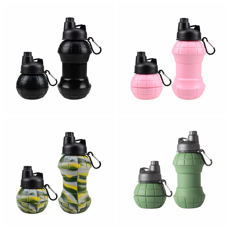 Outdoor Sports Fitness Creative Silicone Water Cup Creative Grenade Silicone Folding Water Bottle Portable Telescopic Water Cup
Outdoor Sports Fitness Creative Silicone Water Cup Creative Grenade Silicone Folding Water Bottle Portable Telescopic Water Cup
