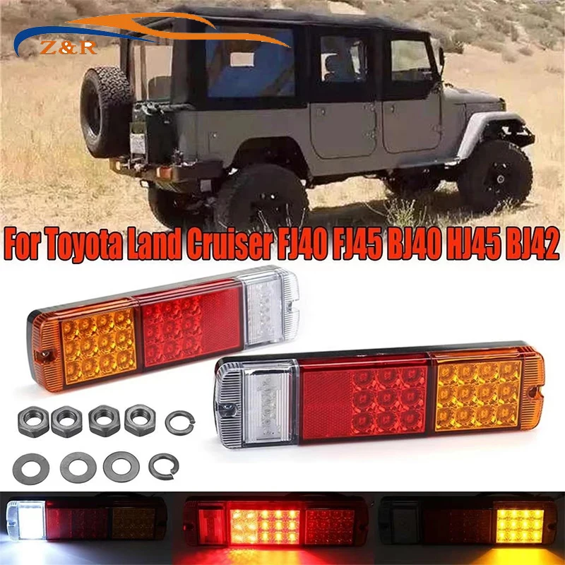 2x 12v Car Truck Led Rear tail light Waterproof Led Tail Light Turn Signal Lamp for Toyota Land Cruiser FJ40 FJ45 BJ40 HJ45 BJ42
2x 12v Car Truck Led Rear tail light Waterproof Led Tail Light Turn Signal Lamp for Toyota Land Cruiser FJ40 FJ45 BJ40 HJ45 BJ42