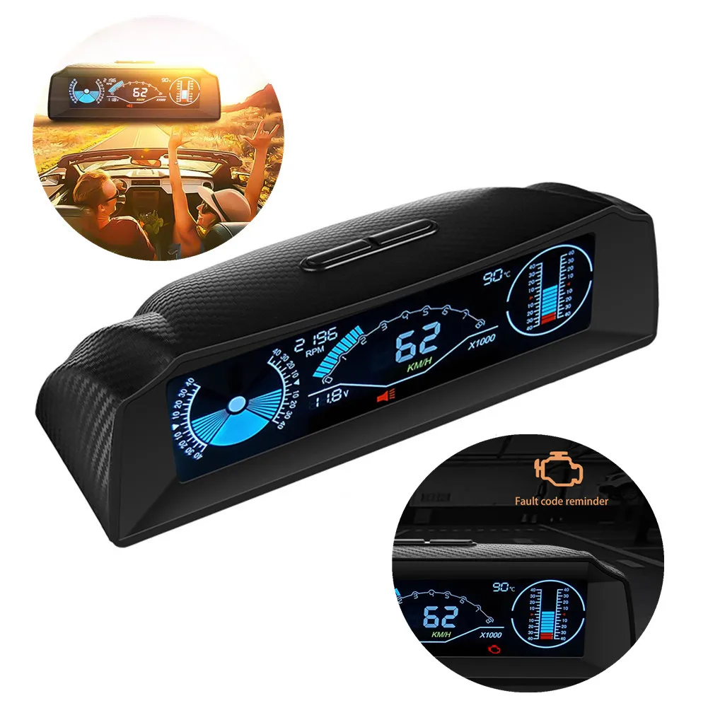 Автомобильный измеритель скорости, многофункциональный прибор OBD2, прибор для измерения скорости, с кодом, с бесплатным вращением
Автомобильный измеритель скорости, многофункциональный прибор OBD2, прибор для измерения скорости, с кодом, с бесплатным вращением