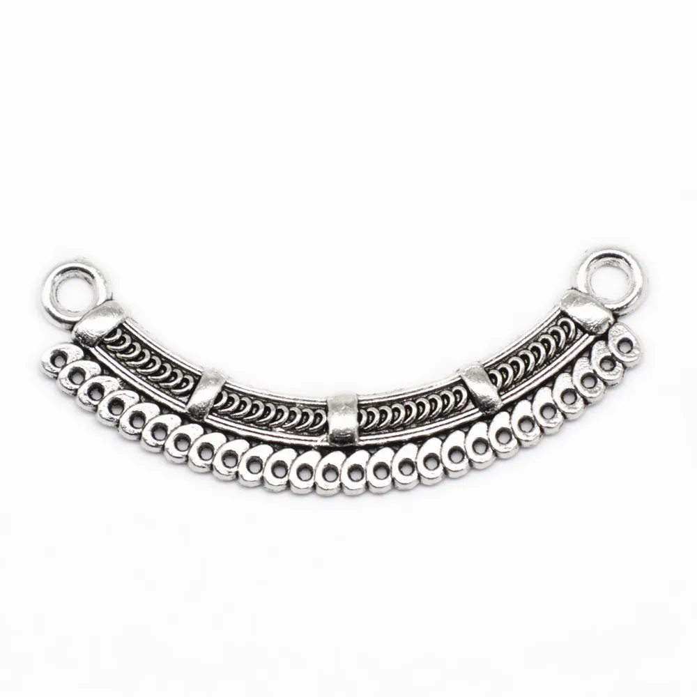 Children Diy Fan Earring Connector Body Jewelry 70X30mm Antique Silver Color 2 Pieces
Children Diy Fan Earring Connector Body Jewelry 70X30mm Antique Silver Color 2 Pieces