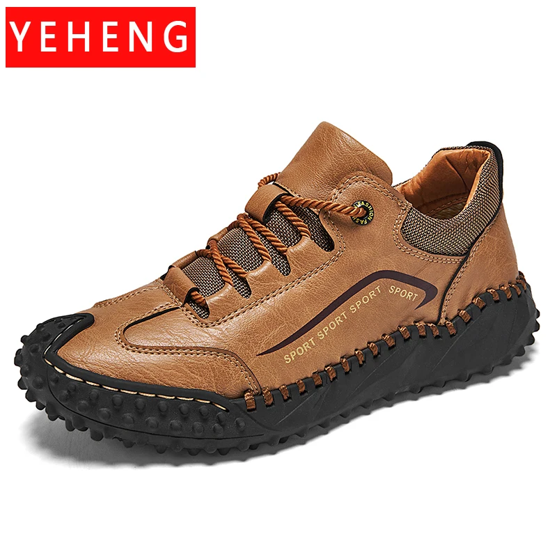 Spring Autumn New Men's Casual Leather Shoes Moccasin Breathable Comfortable Handmade Shoes Outdoor Mountaineering Driving Shoes
Spring Autumn New Men's Casual Leather Shoes Moccasin Breathable Comfortable Handmade Shoes Outdoor Mountaineering Driving Shoes