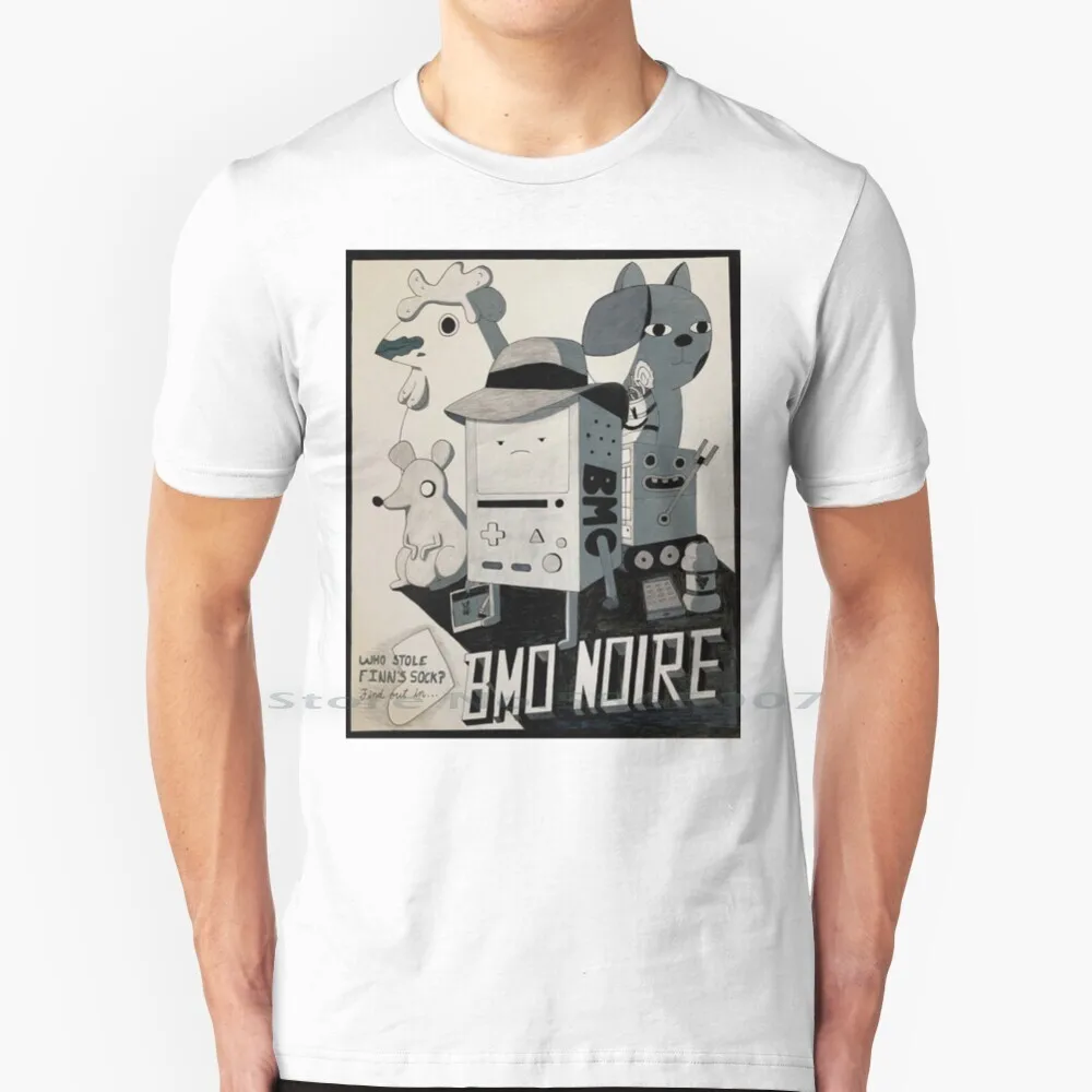 Bmo Noire Adventure Time T Shirt 100% Cotton Adventure Time Movie Fanart Bmo Noire Cartoon Black And White Detective Neptr
Bmo Noire Adventure Time T Shirt 100% Cotton Adventure Time Movie Fanart Bmo Noire Cartoon Black And White Detective Neptr