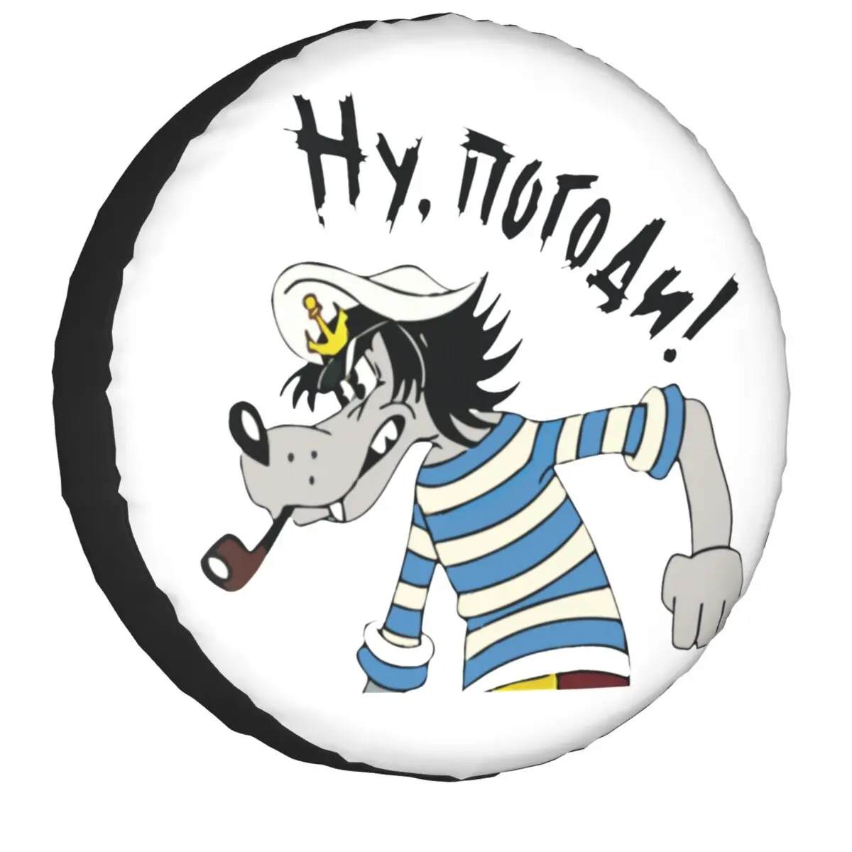 Nu Pogodi Wolf Spare Wheel Tire Cover for Toyota Russia Comic Cartoon Jeep RV SUV Camper Vehicle Accessories 14" 15" 16" 17"
Nu Pogodi Wolf Spare Wheel Tire Cover for Toyota Russia Comic Cartoon Jeep RV SUV Camper Vehicle Accessories 14" 15" 16" 17"