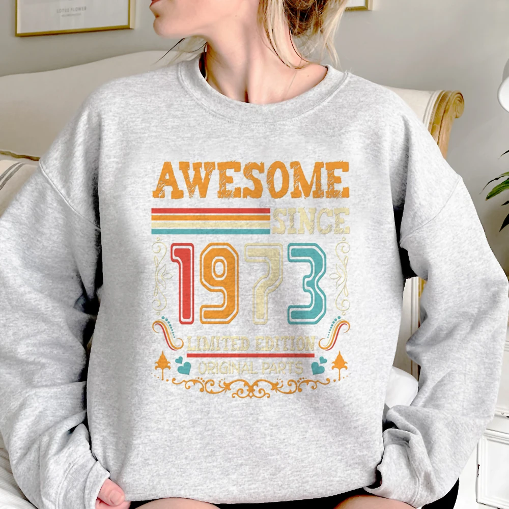 Born in 1973 hoodies women long sleeve top 2023 90s Korean style sweatshirts Pullover women aesthetic Pullover
Born in 1973 hoodies women long sleeve top 2023 90s Korean style sweatshirts Pullover women aesthetic Pullover