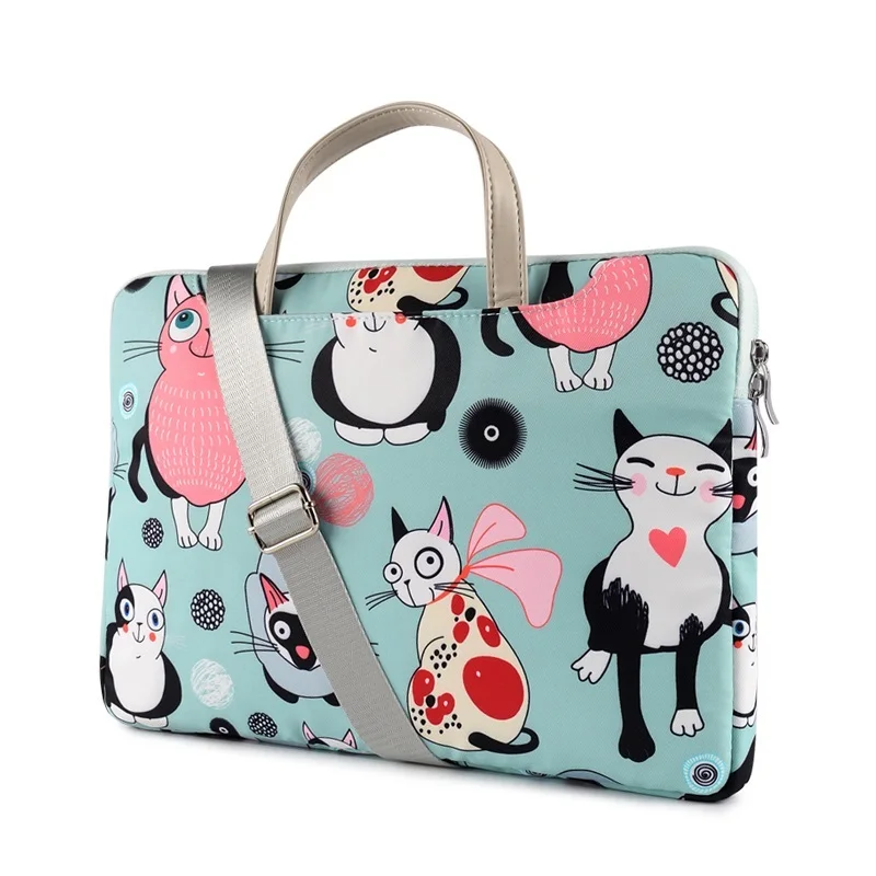 

New` Netbook shoulder bag Laptop case for MacBook Air 2019 Pro Retina 11"13.3" for Xiaomi 12.5" 15.6" Cats Pattern Style Cute