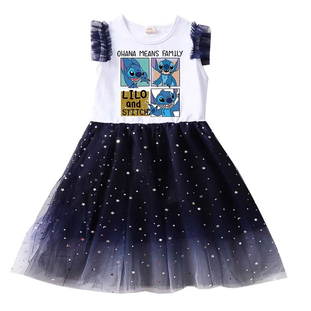 New Disney Stitch Summer Girls Christmas Dress Girl Princess Costume Casual Toddler Girl Dresses Birthday Party Clothing
New Disney Stitch Summer Girls Christmas Dress Girl Princess Costume Casual Toddler Girl Dresses Birthday Party Clothing