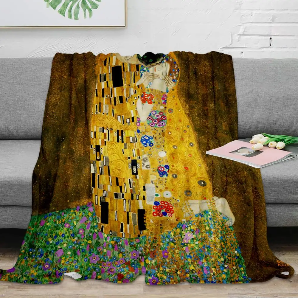 Gustav Klimt The Kiss Nap Flannel Blankets Super Soft Cozy Throw Blanket Warm Bedspread Travel Sofa Cover
Gustav Klimt The Kiss Nap Flannel Blankets Super Soft Cozy Throw Blanket Warm Bedspread Travel Sofa Cover