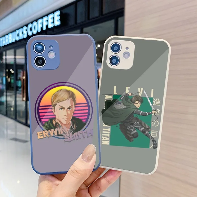 Чехол для телефона с аниме атакой на IPhone 14, 13, 12, 11 Pro Max, X, XR, XS, 8, 7 Plus, цветной чехол из жидкого стекла
Чехол для телефона с аниме атакой на IPhone 14, 13, 12, 11 Pro Max, X, XR, XS, 8, 7 Plus, цветной чехол из жидкого стекла