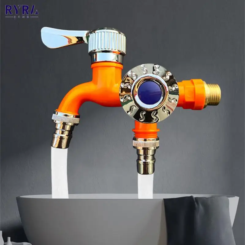 Double Outlet Faucet 3/4" Extended Dual-use Dual-head Faucet Double Control Valve Core Home Universal Interface Antifreeze Tap
Double Outlet Faucet 3/4" Extended Dual-use Dual-head Faucet Double Control Valve Core Home Universal Interface Antifreeze Tap