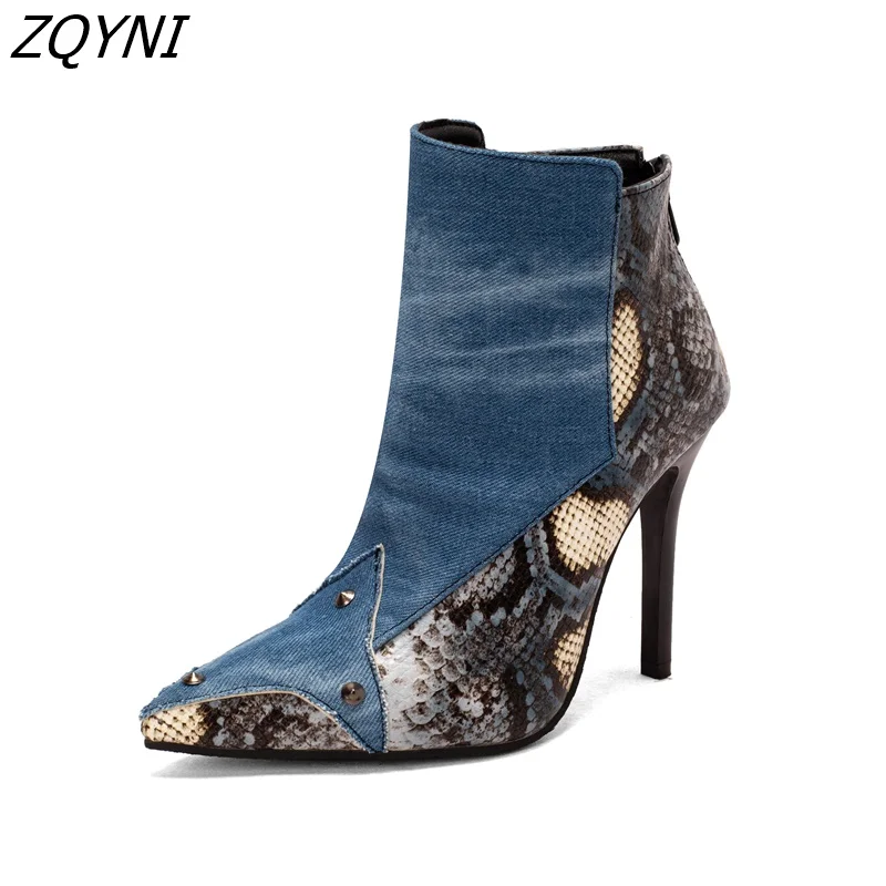 Zqyni women's stiletto boots zipper and color matching Boots Fashionable and comfortable autumn and winter style 2022 extra larg
Zqyni women's stiletto boots zipper and color matching Boots Fashionable and comfortable autumn and winter style 2022 extra larg
