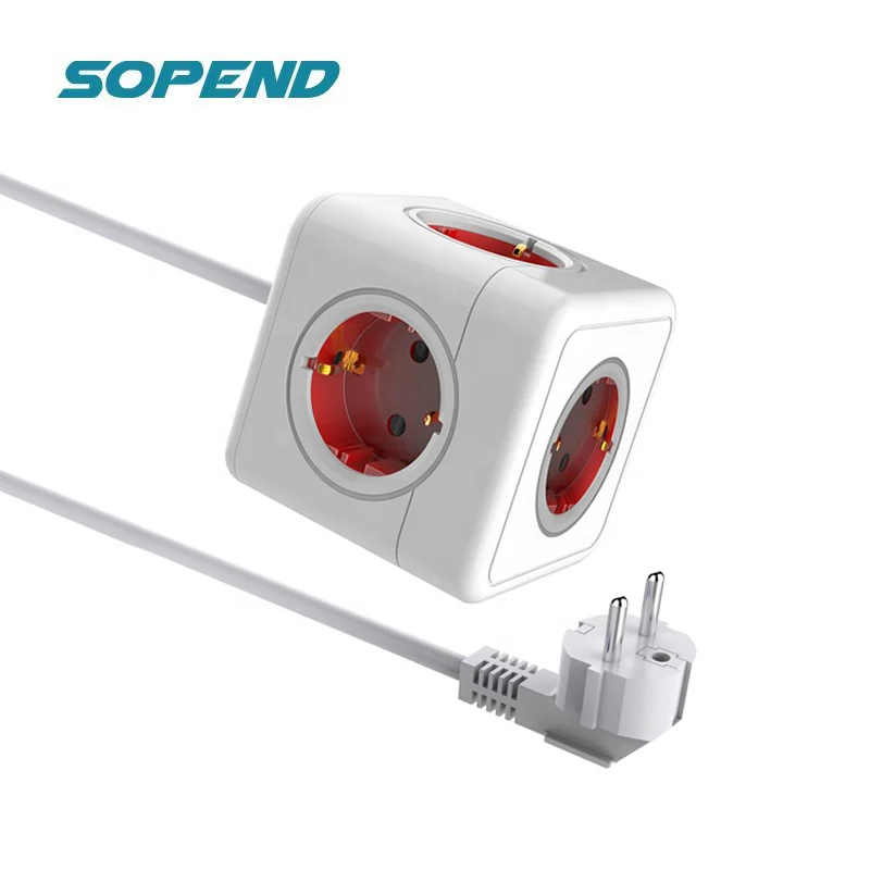 Sopend Electric Multiple European Plug 5 Outlets Power Socket Strips with Wall Desktop Stand 1.5m Extension Cable Cord Powercube
Sopend Electric Multiple European Plug 5 Outlets Power Socket Strips with Wall Desktop Stand 1.5m Extension Cable Cord Powercube