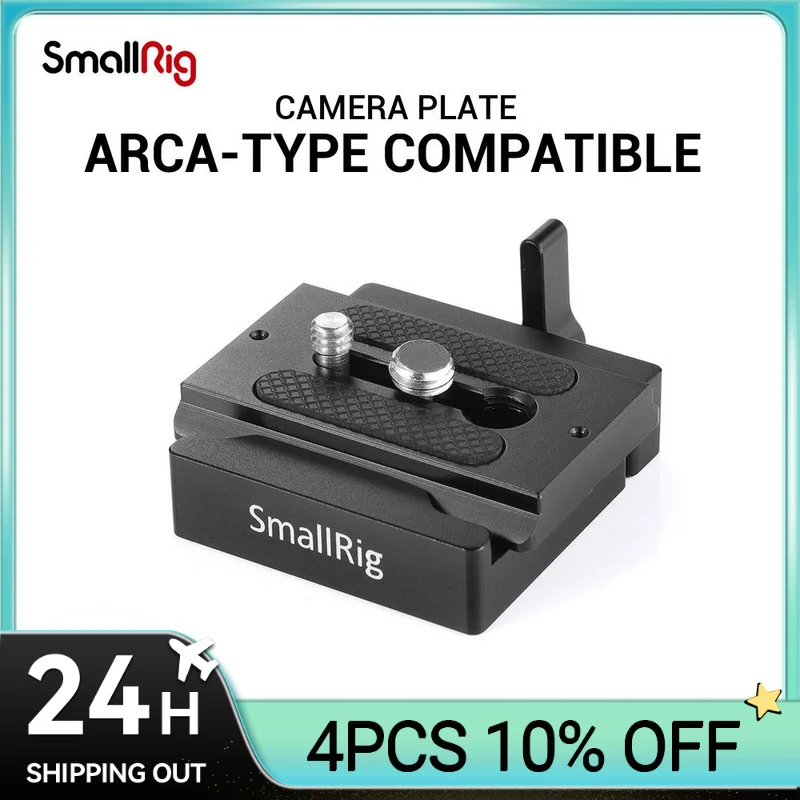 

SmallRig DSLR Camera Plate Quick Release Clamp and Plate ( Arca-type Compatible) Camera Accessories Rig 2280