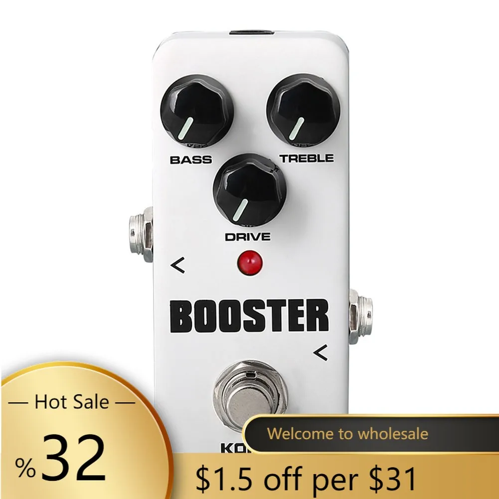 FBS2 EQ Mini Booster Pedal Portable 2-Band EQ Guitar Effect Pedal Effector LED Indicator Control High And Low Frequency Bass
FBS2 EQ Mini Booster Pedal Portable 2-Band EQ Guitar Effect Pedal Effector LED Indicator Control High And Low Frequency Bass