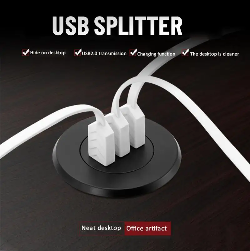 Fast Charging 5cm Grommet Hole 150cm Grommet Hole Date Transmission Charging Usb2.0 Splitter For Laptop Pc Computer
Fast Charging 5cm Grommet Hole 150cm Grommet Hole Date Transmission Charging Usb2.0 Splitter For Laptop Pc Computer