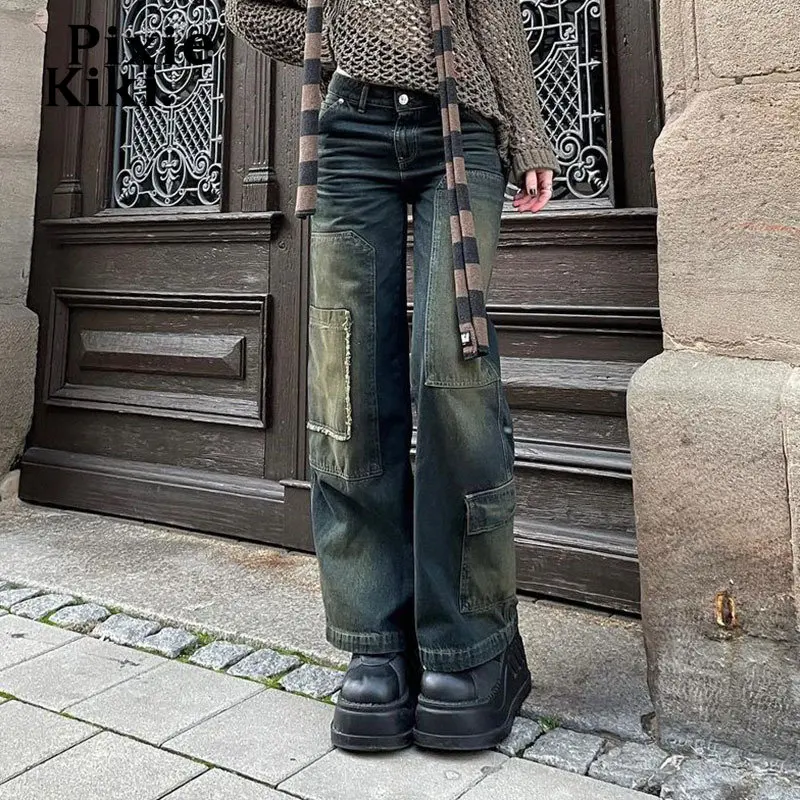 PixieKiki Y2k Grunge Jeans Streetwear Woman Baggy Cargo Pants Denim Trousers Vintage High Waist Wide Leg Loose Pants P67-DI55
PixieKiki Y2k Grunge Jeans Streetwear Woman Baggy Cargo Pants Denim Trousers Vintage High Waist Wide Leg Loose Pants P67-DI55