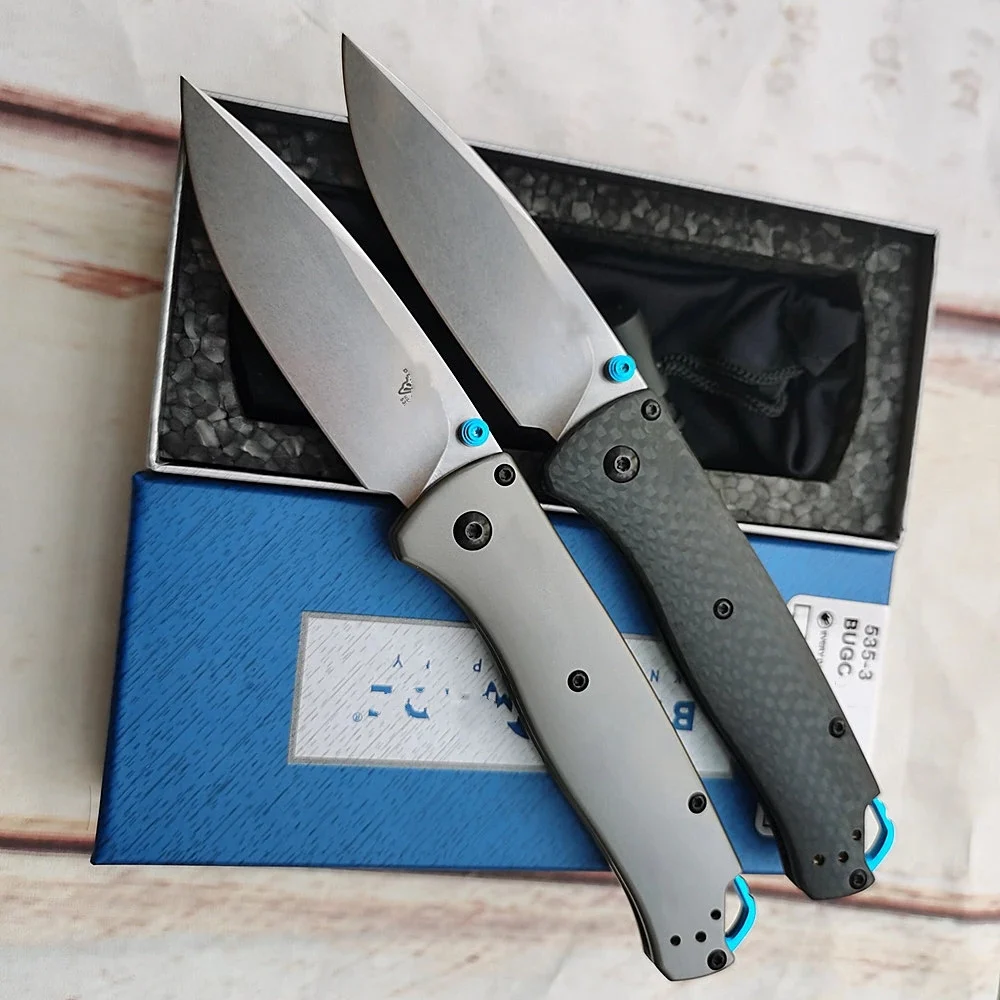 JUFULE Bugout 535 535TI Mark S90V Blade TC4 Titanium / Carbon Fibre Handle Folding Pocket EDC Tool Camp Hunt Outdoor Knife
JUFULE Bugout 535 535TI Mark S90V Blade TC4 Titanium / Carbon Fibre Handle Folding Pocket EDC Tool Camp Hunt Outdoor Knife