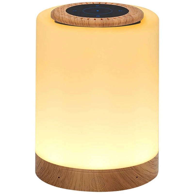 Night Light With Bluetooth Speaker, Smart Press Sensor Bedside Lamp Dimmable Warm For Reading, Nursery, Party Christmas
Night Light With Bluetooth Speaker, Smart Press Sensor Bedside Lamp Dimmable Warm For Reading, Nursery, Party Christmas
