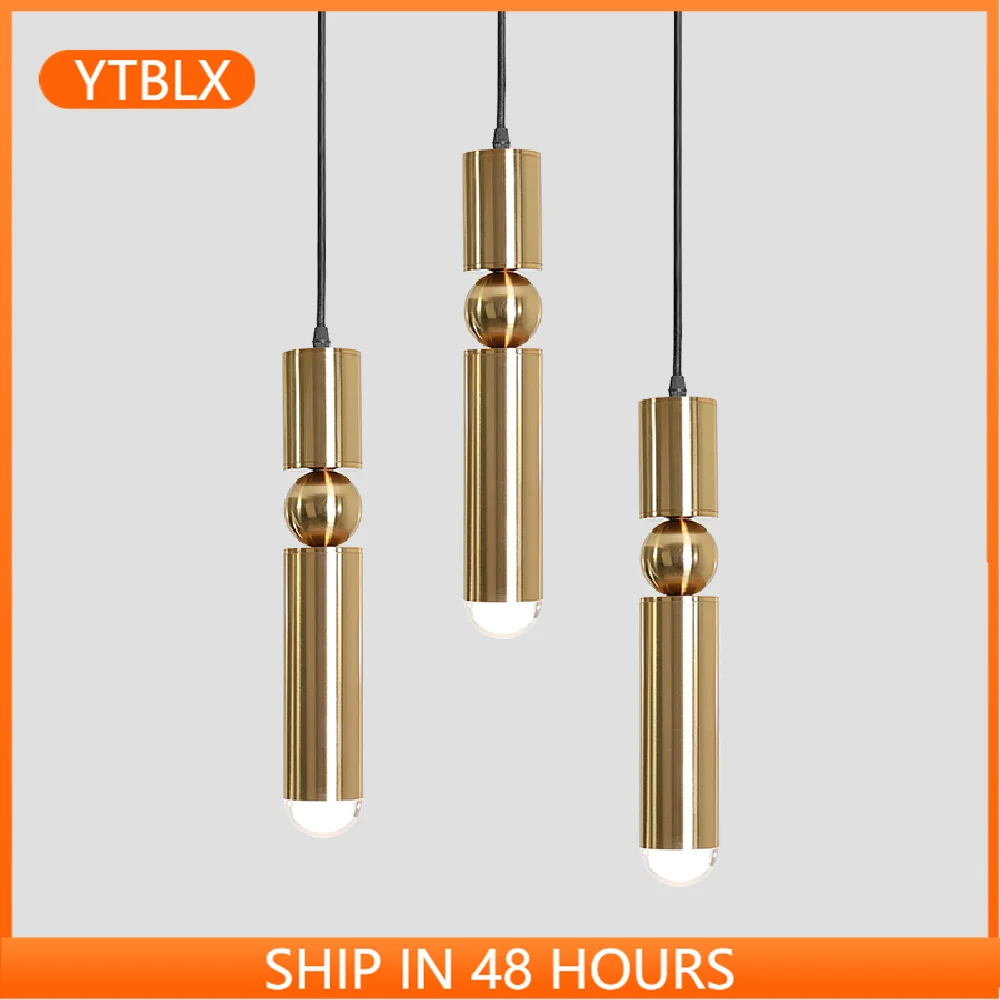 Nordic golden LED pendant lights bedroom bedside lighting Postmodern iron living room cafe restaurant counter hanging lamps
Nordic golden LED pendant lights bedroom bedside lighting Postmodern iron living room cafe restaurant counter hanging lamps