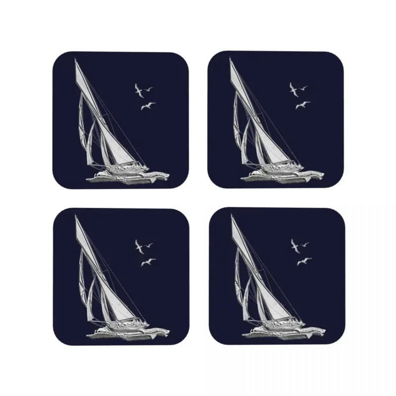 Chrome Style Nautical Sail Boat Coasters Decoration And Accessories For Table Induction Mat For Drying Dishes Mat Coffee Mat
Chrome Style Nautical Sail Boat Coasters Decoration And Accessories For Table Induction Mat For Drying Dishes Mat Coffee Mat