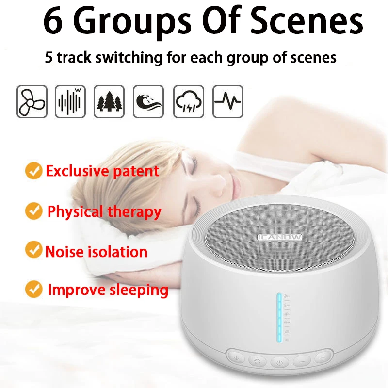Household Portable Sleep Therapy Instrument Smart Adult Baby White Noise Sleep Machine 30 Sound 36 Level White Noise Machine
Household Portable Sleep Therapy Instrument Smart Adult Baby White Noise Sleep Machine 30 Sound 36 Level White Noise Machine