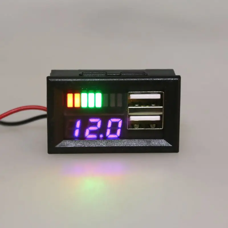LED Digital Display Voltmeter Mini Voltage Meter Volt Tester Panel for Dc 12V Motorcycle Vehicle USB 5V2A Output Drop Shipping
LED Digital Display Voltmeter Mini Voltage Meter Volt Tester Panel for Dc 12V Motorcycle Vehicle USB 5V2A Output Drop Shipping