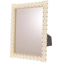 Retro Decor Pearl Resin Photo Frame Gift Bedroom Holder Frames Home Display Delicate Office