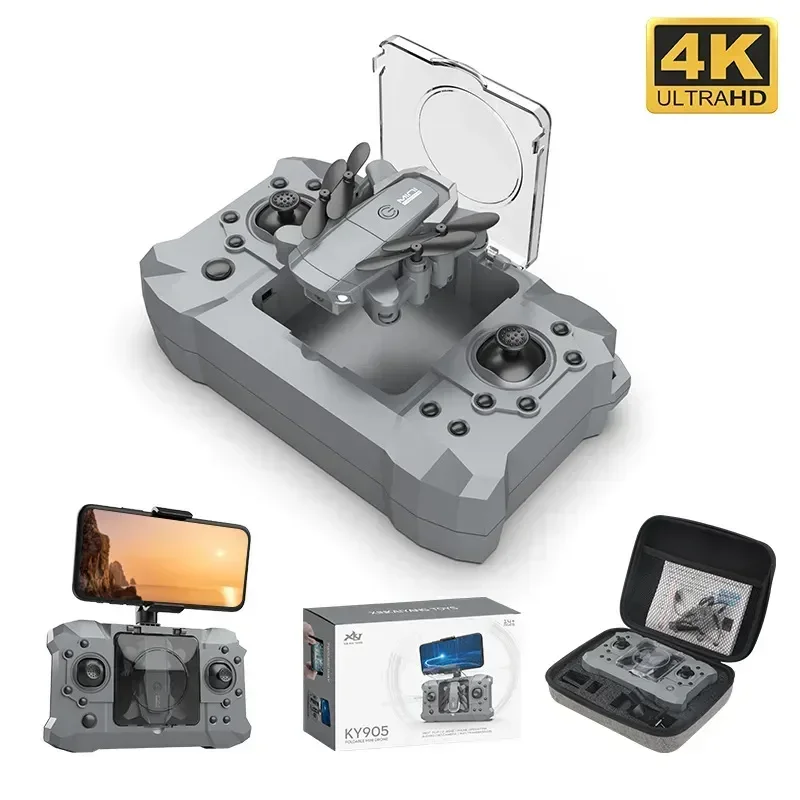 Quadcopter One-Key Return FPV Follow Me RC Helicopter Quadrocopter Kid'S KY905 Mini Drone With 4K Camera HD Foldable Drones Toy
Quadcopter One-Key Return FPV Follow Me RC Helicopter Quadrocopter Kid'S KY905 Mini Drone With 4K Camera HD Foldable Drones Toy