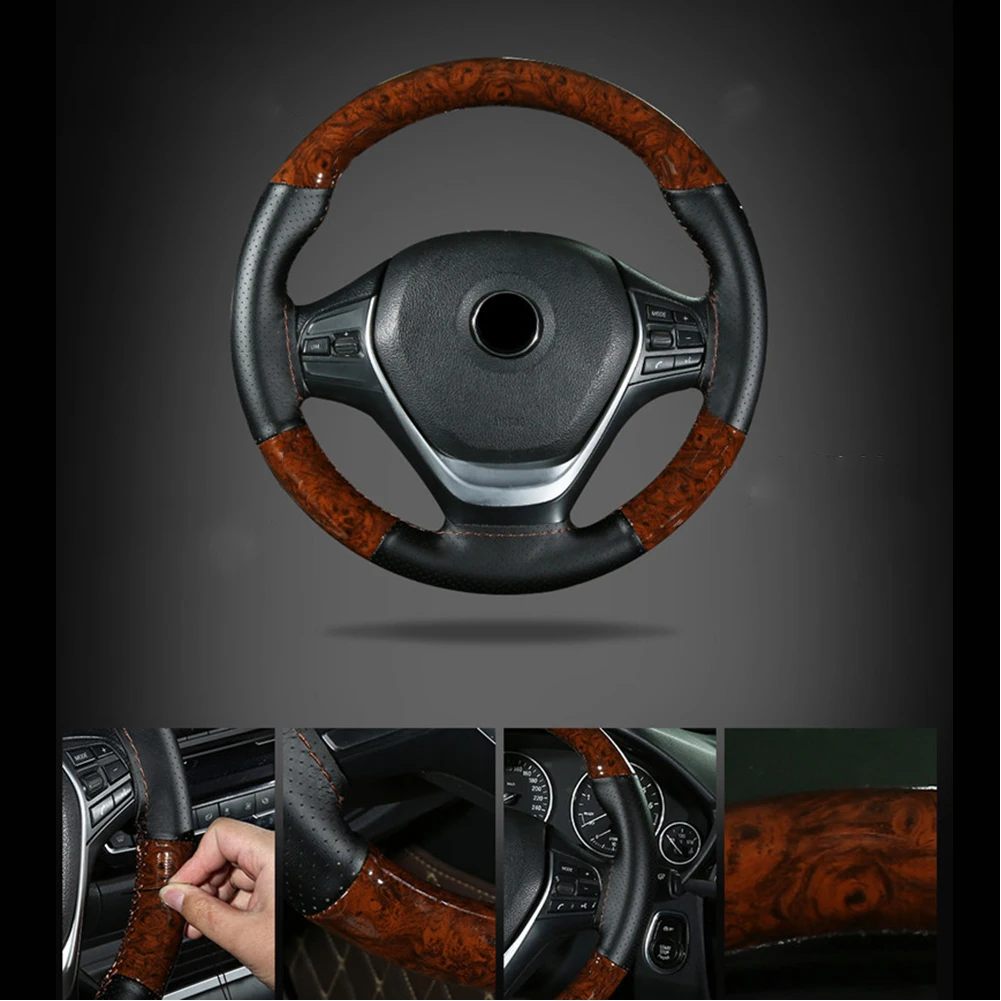 Parts Steering wheel cover Peach Wood Replacement Universal With Needles And Thread DIY Kit Accessory Fit 37-38cm
Parts Steering wheel cover Peach Wood Replacement Universal With Needles And Thread DIY Kit Accessory Fit 37-38cm