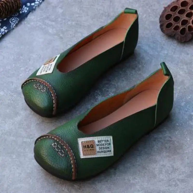YourSeason Spring Autumn Shoes Ladies Flats Vintage Genuine Leather Shallow Comfortable Concise Leisure Women Flats Round Toe
YourSeason Spring Autumn Shoes Ladies Flats Vintage Genuine Leather Shallow Comfortable Concise Leisure Women Flats Round Toe
