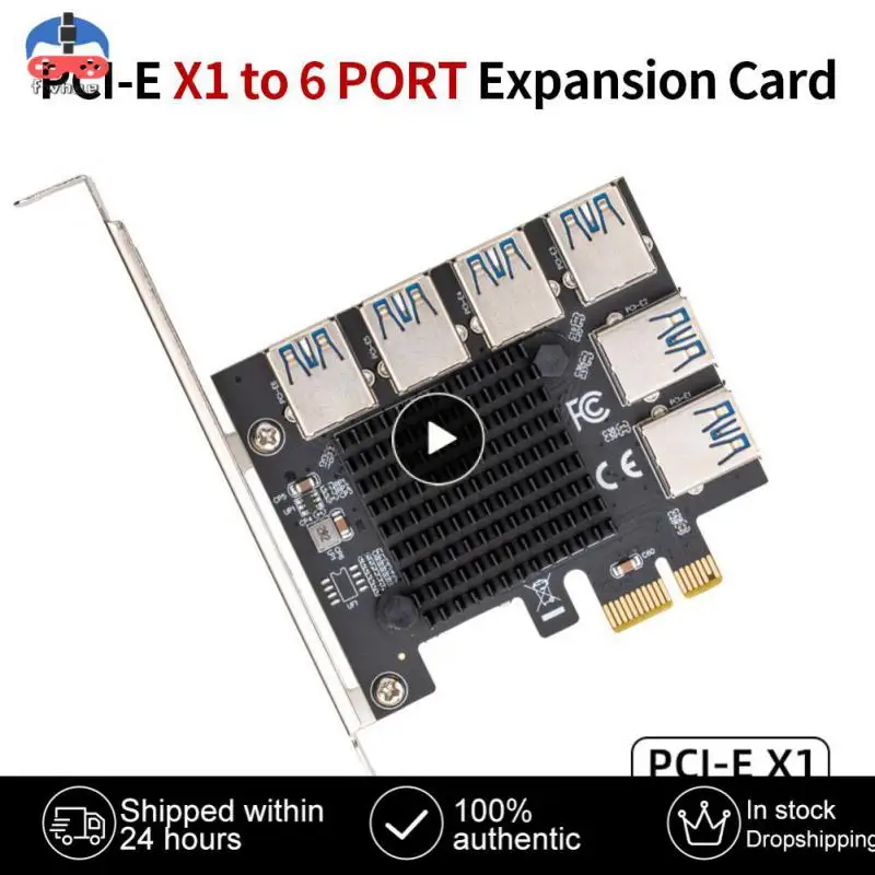 Pci Express Multiplier Computer Expansion Card Adapter Pci-e 4x 1 To 6 Usb 3.0 6 Slots Pci-e 4x 1 To 6 Usb 3.0 Port Riser
Pci Express Multiplier Computer Expansion Card Adapter Pci-e 4x 1 To 6 Usb 3.0 6 Slots Pci-e 4x 1 To 6 Usb 3.0 Port Riser