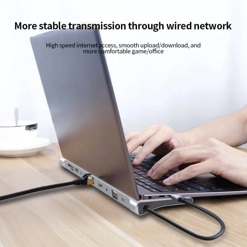 Rj45 Sd/tf Vga Pd Docking Station Hub Usb 3.0 Multiport Adapter K HDMI-compatible Type-c Hub 11 In 1 Type-c Male Head Adapter
Rj45 Sd/tf Vga Pd Docking Station Hub Usb 3.0 Multiport Adapter K HDMI-compatible Type-c Hub 11 In 1 Type-c Male Head Adapter
