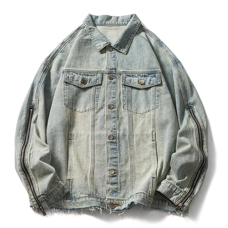 Fashion Oversized Hip Hop Denim Jacket Washed Vintage Jeans Coat Hi Streetwear Retro Cowboy Outerwear Loose Fit Clothing
Fashion Oversized Hip Hop Denim Jacket Washed Vintage Jeans Coat Hi Streetwear Retro Cowboy Outerwear Loose Fit Clothing