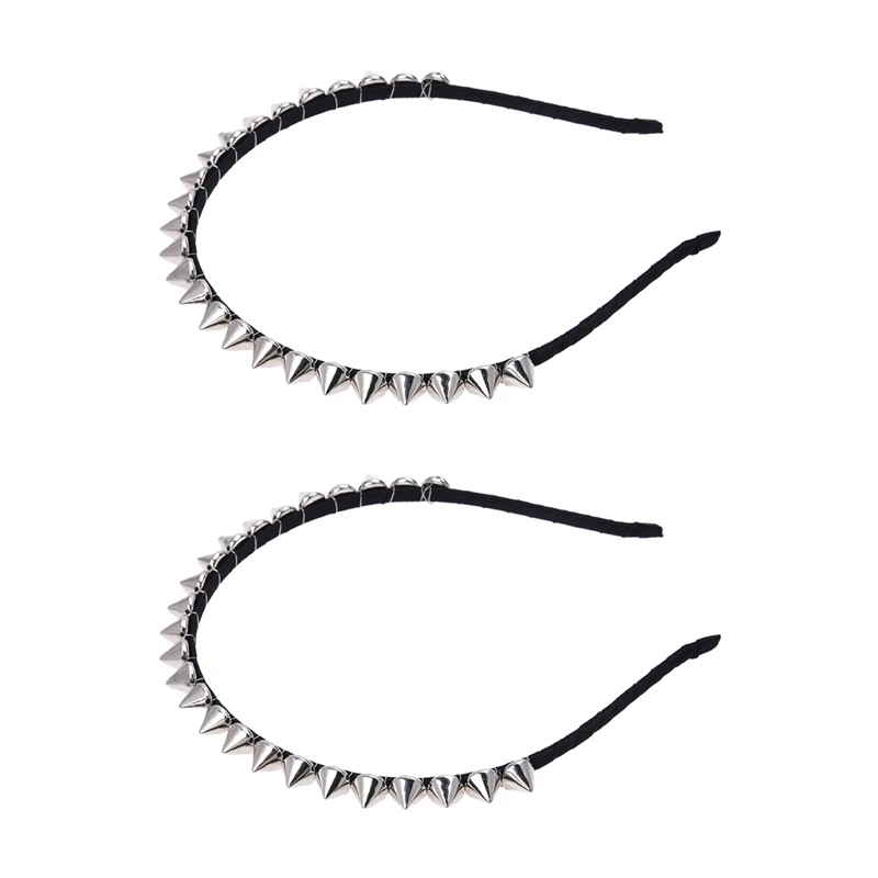 2X Silver Metal Stud Rivet Spike Headband Hair Head Band Aliceband Punk Girl 
2X Silver Metal Stud Rivet Spike Headband Hair Head Band Aliceband Punk Girl