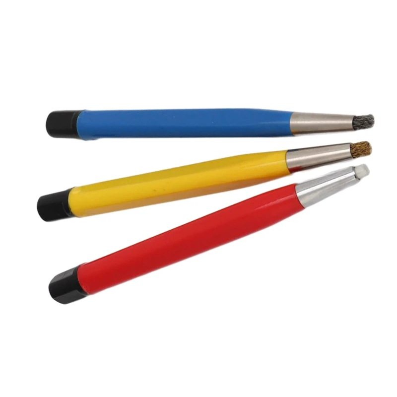 Uclio 3Pcs Rust Removal Brush Pen Glass Fiber / Brass / Steel Brush Pen Shape Watch Parts Polishing Tool Watch Parts
Uclio 3Pcs Rust Removal Brush Pen Glass Fiber / Brass / Steel Brush Pen Shape Watch Parts Polishing Tool Watch Parts