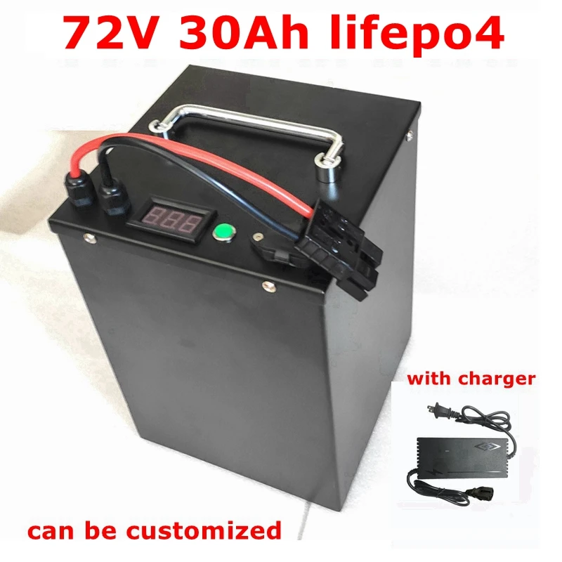 Литиевый аккумулятор MLG 72 в 30 Ач lifepo4, глубокий цикл с BMS 24S для 5000 Вт 3000 Вт, велосипед, скутер, трехколесный мотоцикл с зарядным устройством 5 А
Литиевый аккумулятор MLG 72 в 30 Ач lifepo4, глубокий цикл с BMS 24S для 5000 Вт 3000 Вт, велосипед, скутер, трехколесный мотоцикл с зарядным устройством 5 А