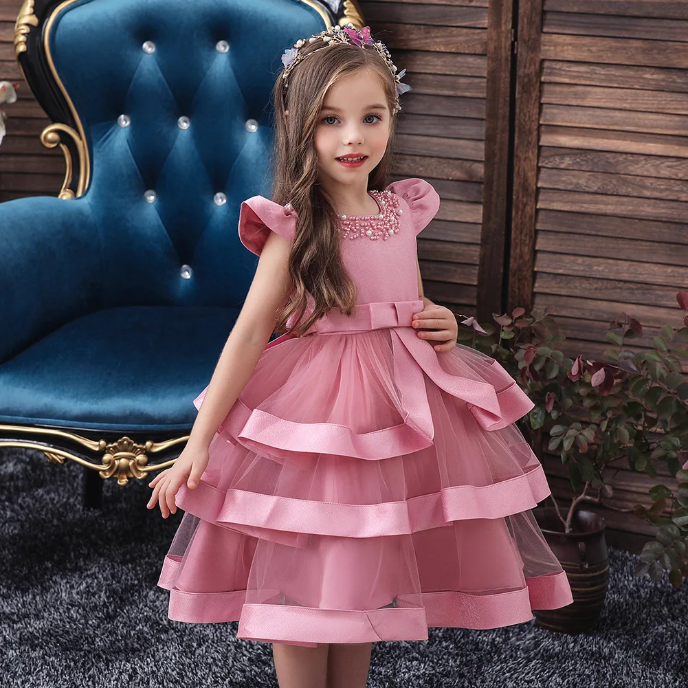 Girls Dress O-Neck Knee-Length Flower Girl Dresses Tulle Pageant Dresses for Girls
Girls Dress O-Neck Knee-Length Flower Girl Dresses Tulle Pageant Dresses for Girls