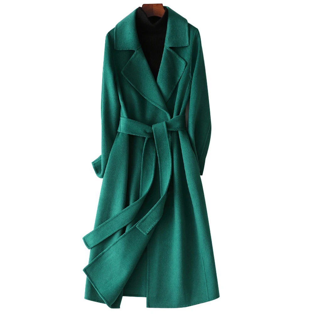 Elegant Outerwear Woolen Woman Windbreaker Cashmere Overcoat Korean Girl Streetwear Spring Autumn Women Wool Blends Trench Coat
Elegant Outerwear Woolen Woman Windbreaker Cashmere Overcoat Korean Girl Streetwear Spring Autumn Women Wool Blends Trench Coat