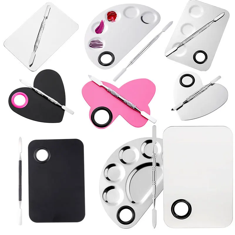 Stainless Steel Palette Spatula Rod Gel Foundation Eye Shadow Mixing Cream Pigments Stainless Cosmetic Makeup Nail Manicure Tool
Stainless Steel Palette Spatula Rod Gel Foundation Eye Shadow Mixing Cream Pigments Stainless Cosmetic Makeup Nail Manicure Tool