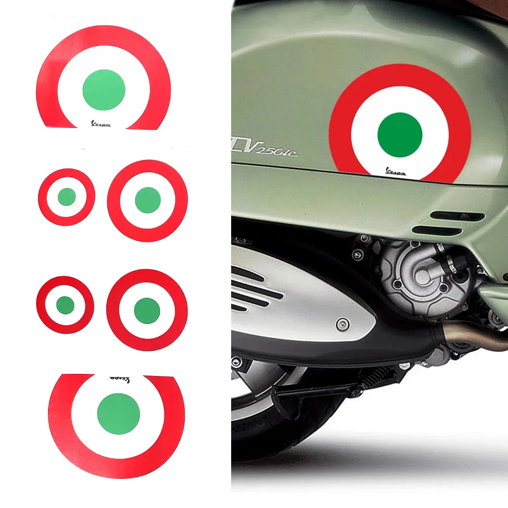 Наклейки на мотоцикл с итальянским флагом, наклейки на чехол для VESPA
Наклейки на мотоцикл с итальянским флагом, наклейки на чехол для VESPA