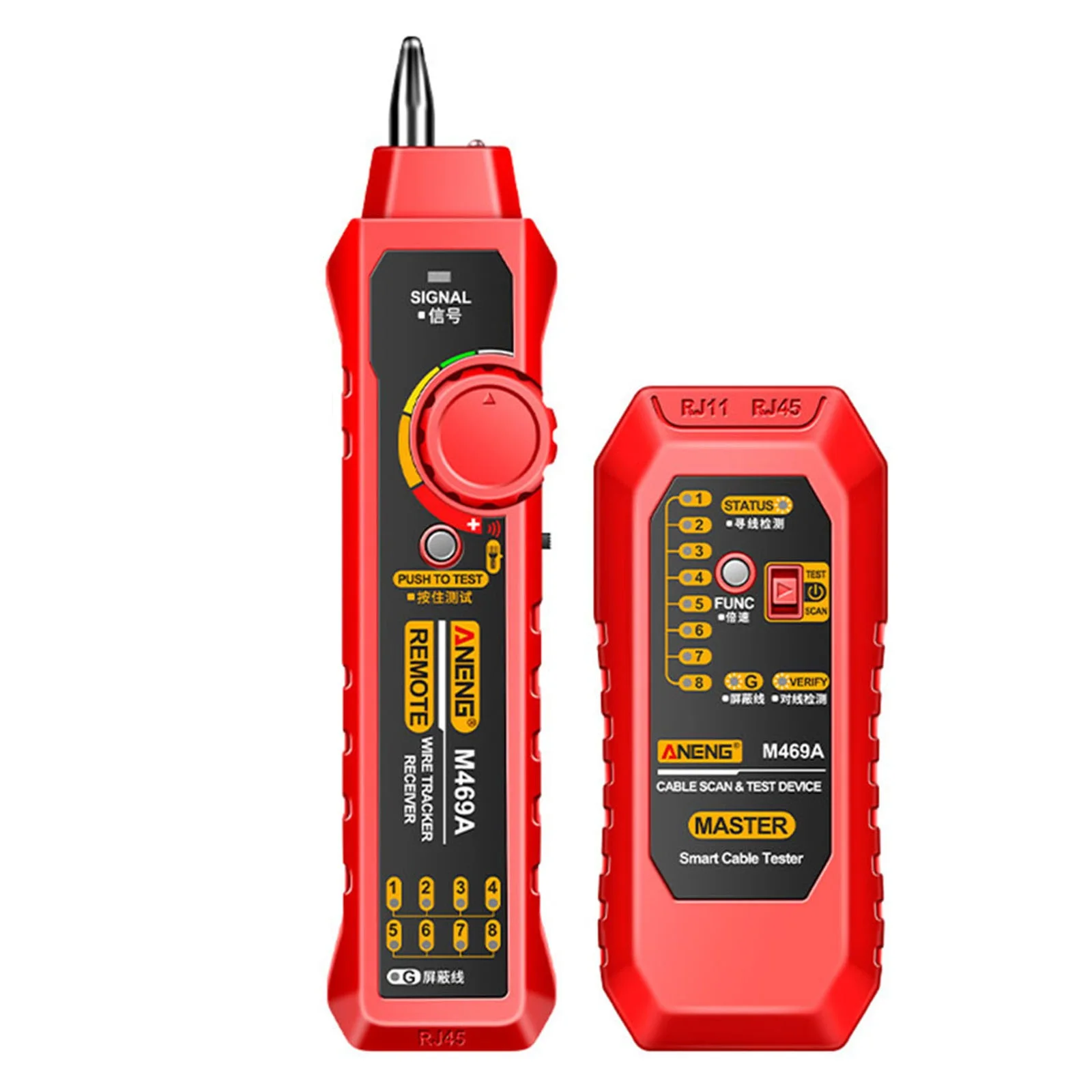 Reliable M469A Multifunctional Network Line Finder with Power Cable Line Hunting and Network Cable Proofreading
Reliable M469A Multifunctional Network Line Finder with Power Cable Line Hunting and Network Cable Proofreading